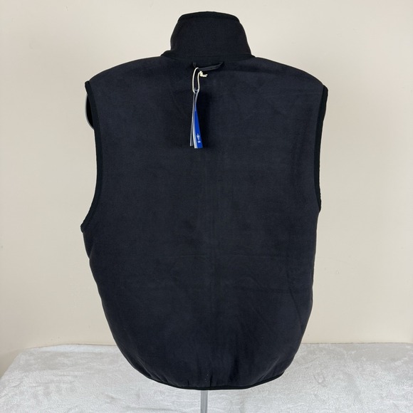 adidas originals Reversible Camo Fleece Vest Black Men's Small Relaxed Fit New - Picture 5 of 9